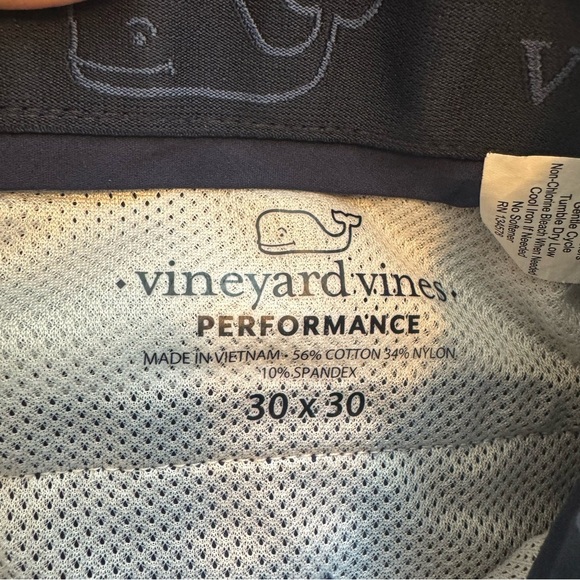 Vineyard Vines Performance Men's Pants Blue Stretch Golf - Picture 4 of 6